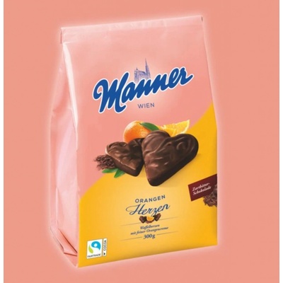 Manner Pomerančová srdíčka 300 g