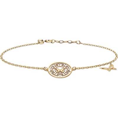 SAVICKI Гривна с пеперуда Savicki: злато 585