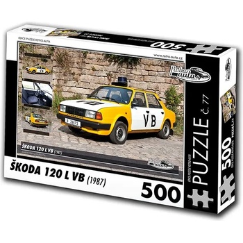 Image 1 of Retro cars - Puzzle Skoda 120 L VB (1987) II - 500 piese