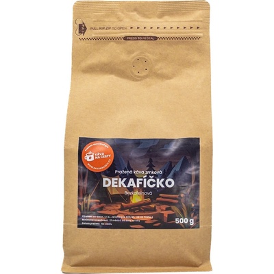 Káva na cesty Dekafíčko zrnková 0,5 kg