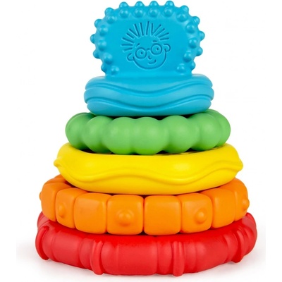 Baby Einstein kousátko stohovací 2v1 Stack & Teethe