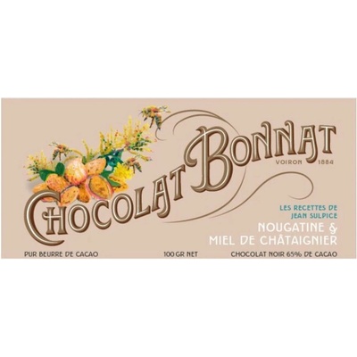 Bonnat & Jean Sulpice nugát a kaštanový med 65% 100 g
