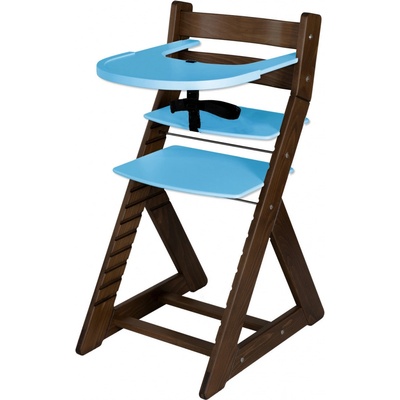 Hajdalánek Rostoucí židle Ela velký pultík ořech / modrá