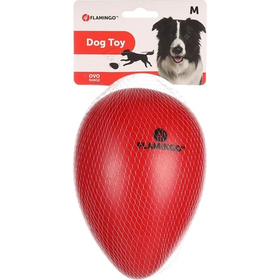 Flamingo vajce Ovo 13 x 18,5 cm červené