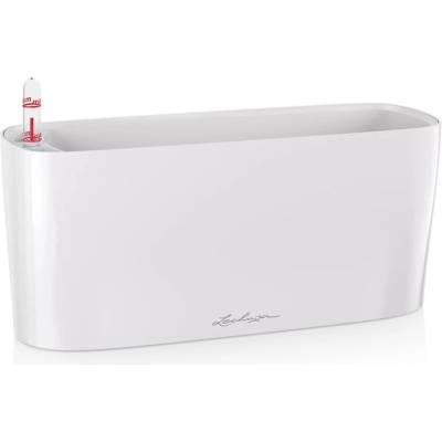 Lechuza Samozavlažovací květináč delta 10 bílá 11 x 30 x 13 cm