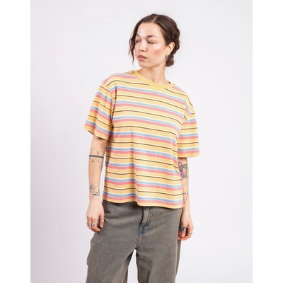 Thinking MU Funky Stripes Sahara Sun Lucia Tee MULTICOLOR