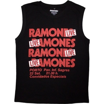 Ramones Риза Concert Unisex Black XL (RATANK76MB04)