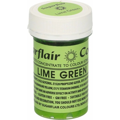 Cakesupplies Gélová farba Lime Green limetkovo zelená 25 g