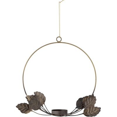Bloomingville Závěsná kovová dekorace IVALOU P.28cm hnědá