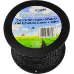 GEKO Корда за тример 2, 4 мм x 300 м въглерод 40143 (G73958)