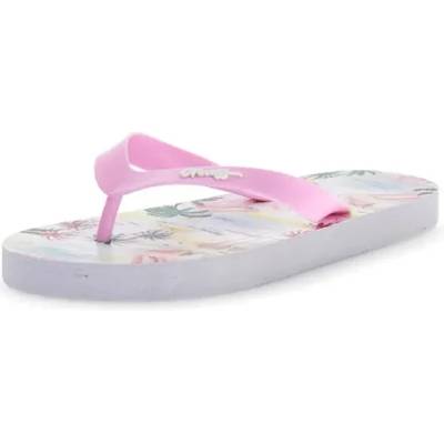 Guess Плажни джапанки за момиче с палми Guess