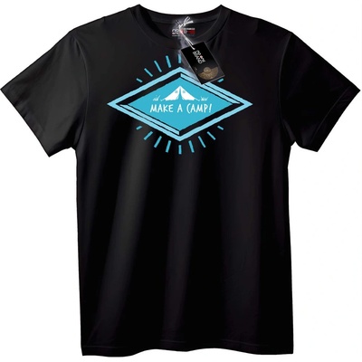 NOONEBRAND Тениска Направи Лагер! - 2XL, White