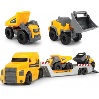 Dickie Construction Volvo Truck + sklápěčka + nakladač 32 cm