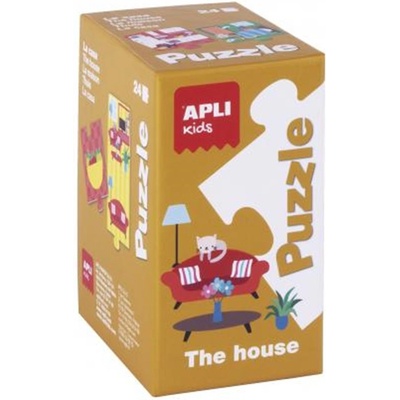APLI Образователен пъзел apli от 24 части - Предметите в къщи (13193)