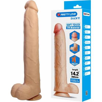Pretty Love Dany XXL realistické dildo 36 cm