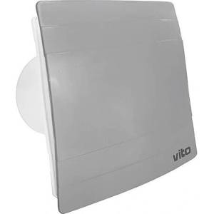  Вентилатор venti Ф100, 12w, 220v, flat, сребро - vito (8005170)