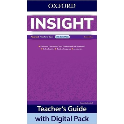 Insight Second Edition Advanced Teacher´s Guide with Digital pack Oxford University Press