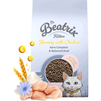 Beatrix Kitten s kuřetem 1,4 kg