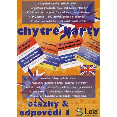 Chytré karty Angličtina otázky a odpovědi 1
