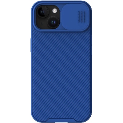 Nillkin CamShield Pro Magnetic Hard Case - хибриден удароустойчив кейс за iPhone 15 (син)