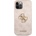 GUESS Гръб Guess PU 4G Metal Logo Case за iPhone 12 Pro Max - Розов