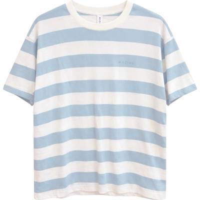 Mazine Дамска тениска Mazine Women's Bold Striped T-shirt - Pastel Blue / Offwhite - размер XL (916-1296-0515)