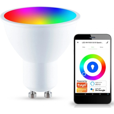 KOBI LED GU10 5W SMART WIFI RGB WW TUYA Intelligent Dimmable