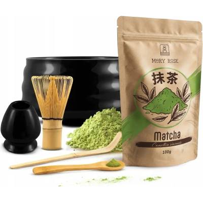Sada na matchu Mary Rose príslušenstvo a čínska matcha 100 g