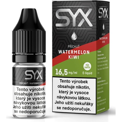 SYX NS Watermelon Kiwi 10 ml 16,5 mg