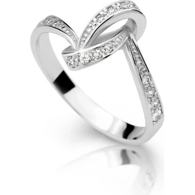 Steel Edge Prsten stříbro se zirkony 2324