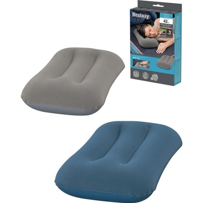 Bestway 67121 mikroplyšový polštář Bestway modrý 42x26x10