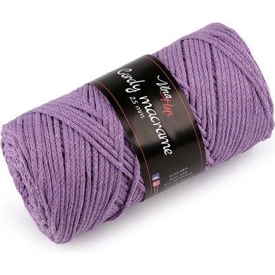 Pletací příze Cordy Macrame 250 g Varianta: 11 (8051) fialová lila, Balení: 1 ks 57329/145739/273432