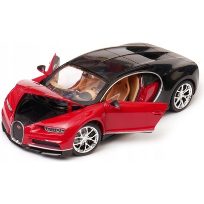 Welly Bugatti Chiron červené 1:24