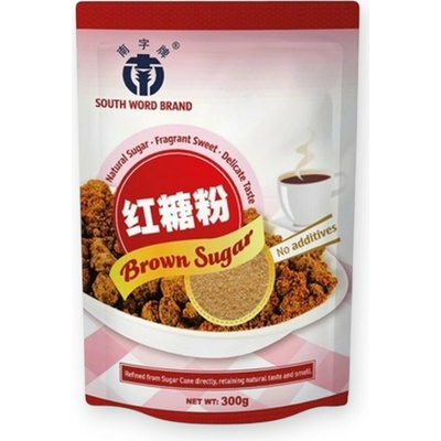 South Word Brand Tmavý čínský třtinový cukr 300 g