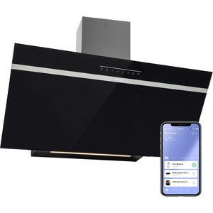 Klarstein Ava 90 Smart, абсорбастор, 90 см, стенен, WiFi, A++, 585 м³/ч, сензорен дисплей (CGCH3-Ava-90BK) (CGCH3-Ava-90BK) - electronic-star