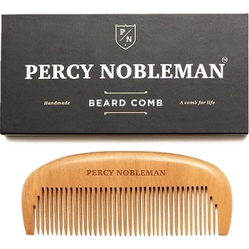 Percy Nobleman Beard Care drevený hrebeň na bradu