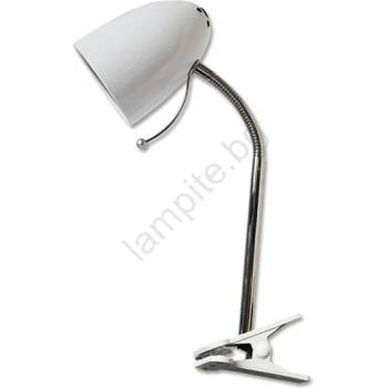 Image 1 of Aigostar - Настолна лампа с щипка 1xE27/11W/230V бял/хром (AI0353)