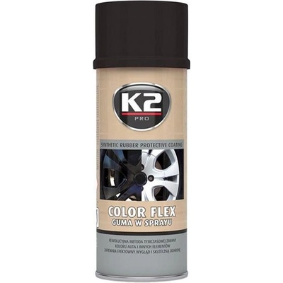 K2 Color Flex 400 ml čierný lesklý