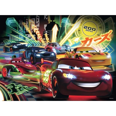 Ravensburger - Puzzle Cars Neon Racers XXL - 100 piese