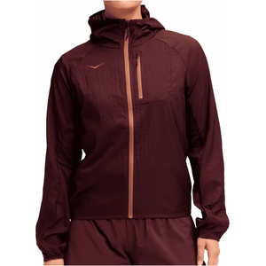 HOKA Дамско яке за бягане HOKA Women's Skyflow Jacket Running jacket - Black Cherry (128-0466-0514)