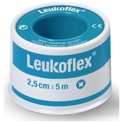 LEUKOFLEX náplasť na cievke 2,5 cm x 5 m 1 x 1 ks