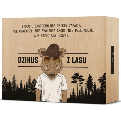 LaQ Barové mýdlo pro muže Dzikus z Lasu 85 ml