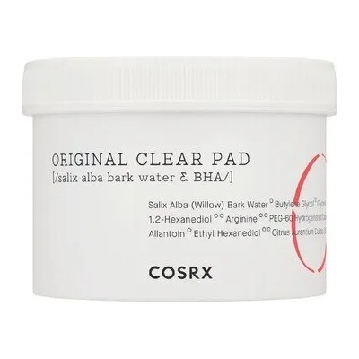 COSRX One Step Original Clear Pad, почистващи тоник-тампони с натурални BHA (8809416470306)
