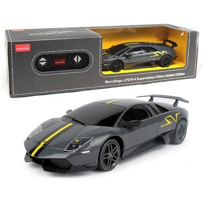 Rastar Радиоуправляема количка Rastar - Lamborghini Murcielago LP670-4, 1: 24, графит (39001)