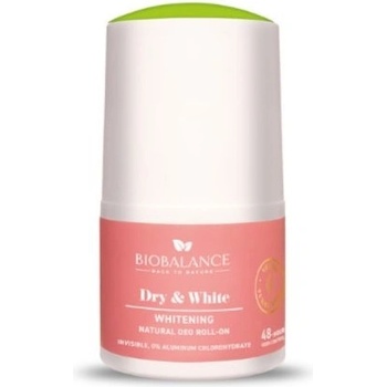 Biobalance Рол-он дезодорант Dry & White, 50 ml