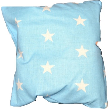 KHC BIO špaldový dětský polštářek Modrý Nahřívací 20 x 20 cm Pratelný potah