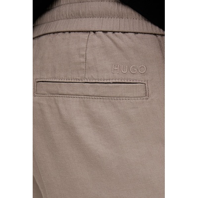 HUGO къс панталон мъжки с лен Cino262SFW (50562792)