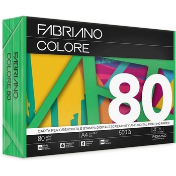 Fabriano Копирна хартия Colore, A4, 80 g/m2, зелена, 500 лис (1505180167)