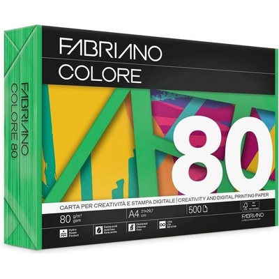 Fabriano Копирна хартия Colore, A4, 80 g/m2, зелена, 500 лис (1505180167)