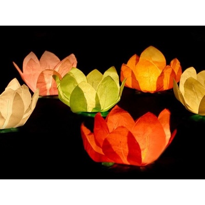 Plovoucí lampión štěstí 29 cm Partydeco